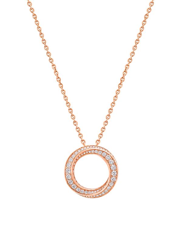 Кулон Graff Spiral из розового золота с бриллиантами