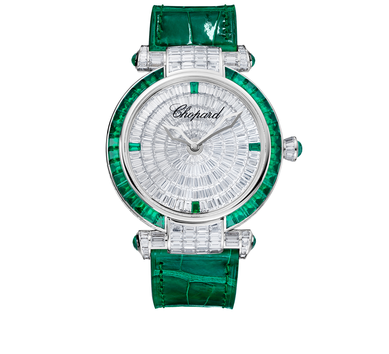 Часы Imperiale Joaillerie Diamond Emerald Chopard Imperiale 384240-1004 - фото 1 – Mercury
