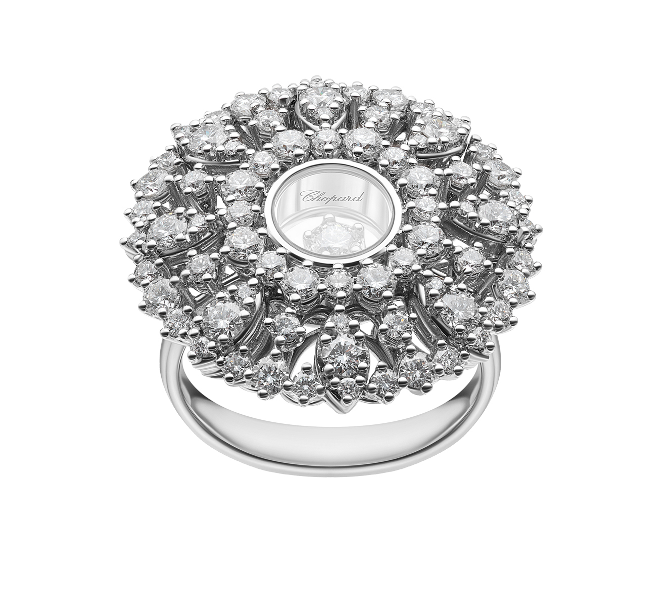 Кольцо Joaillerie Chopard Happy Diamonds 82A036-1110 - фото 2 – Mercury