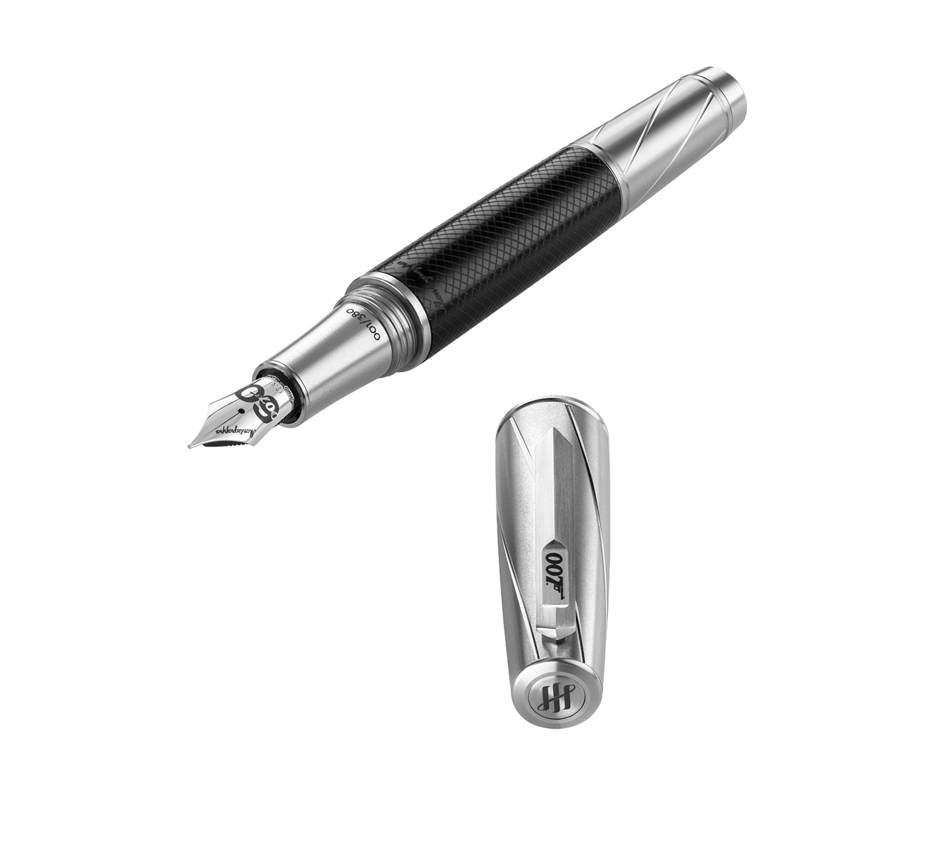 Набор: перьевая ручка и запонки Montegrappa 007 Spymaster Duo ISBJN2IC - фото 4 – Mercury
