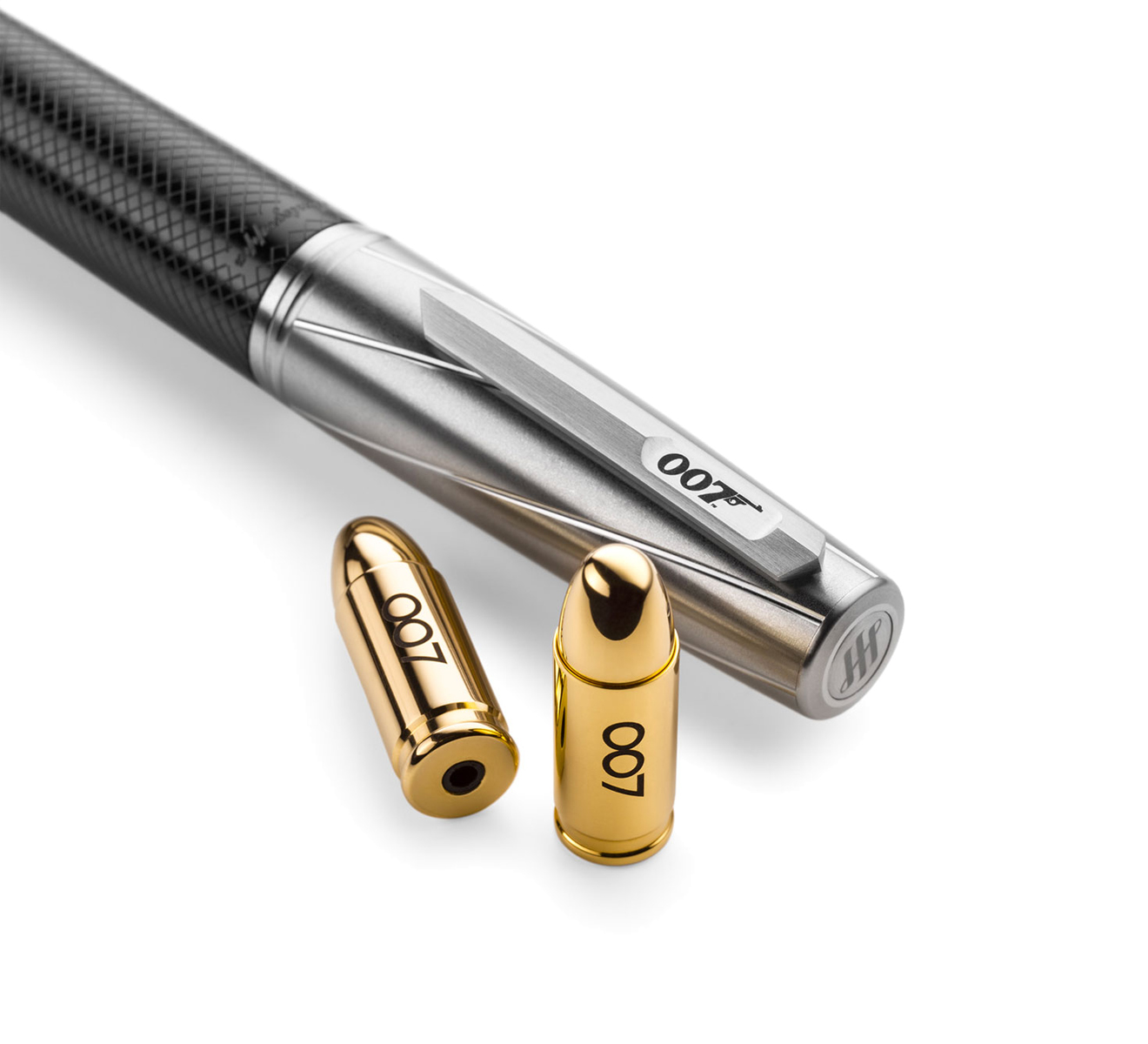 Набор: перьевая ручка и запонки Montegrappa 007 Spymaster Duo ISBJN2IC - фото 5 – Mercury