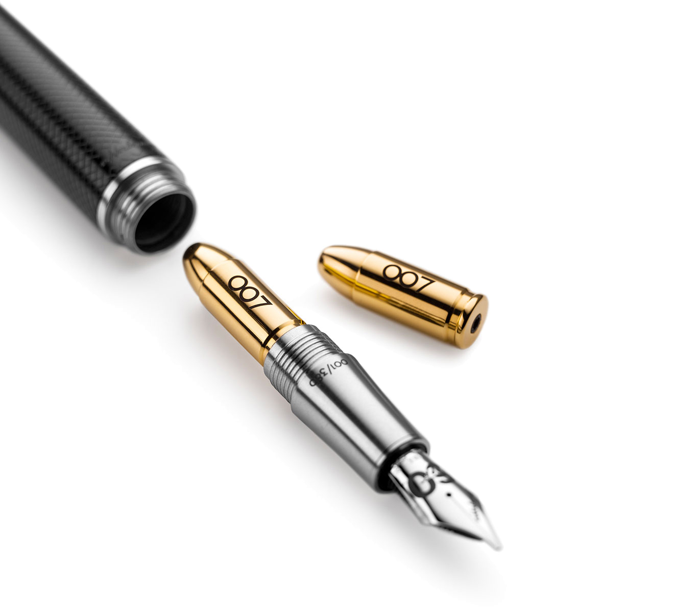 Набор: перьевая ручка и запонки Montegrappa 007 Spymaster Duo ISBJN2IC - фото 6 – Mercury