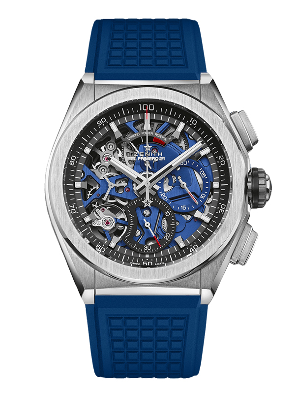 Часы Zenith El Primero Defy El Primero 21 в корпусе из титана с индикатором запаса хода