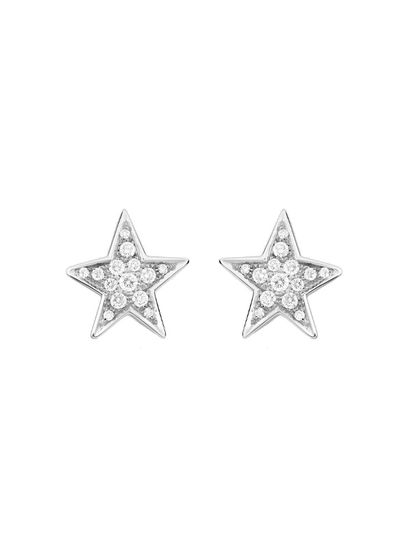 Серьги Chanel Comete из белого золота с бриллиантами