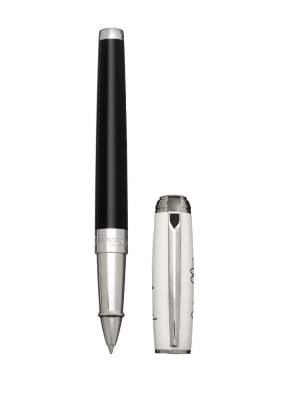 Ручка-роллер S.T. Dupont Picasso с отделкой палладием и натуральным лаком