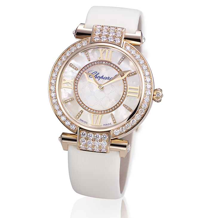 Часы Chopard Imperiale в корпусе из розового золота с бриллиантами