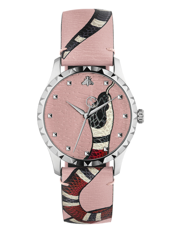 Часы Gucci G-Timeless в 38 мм корпусе из стали