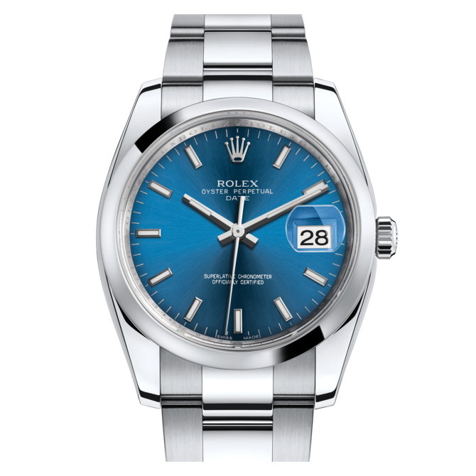 oyster perpetual 34 blue