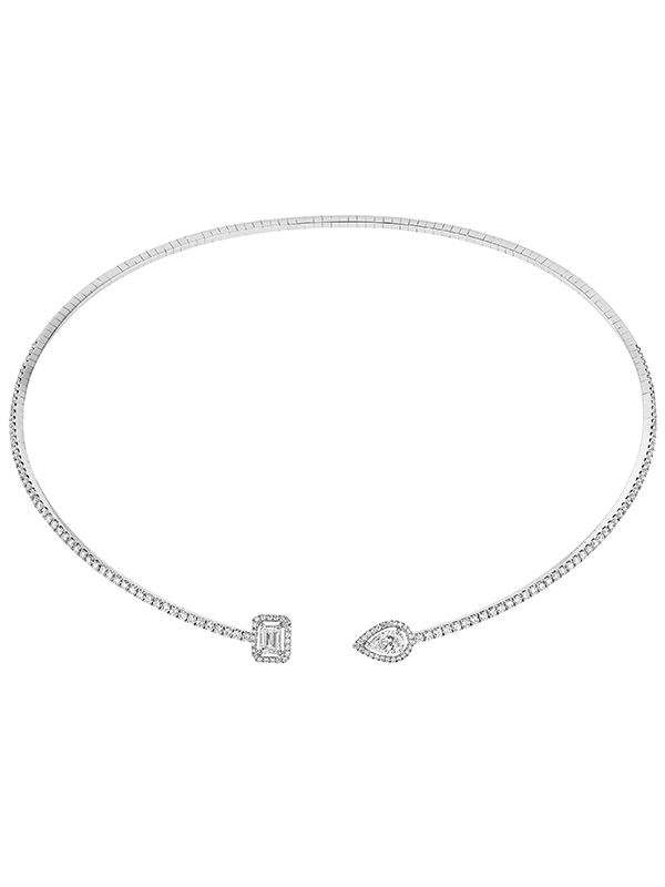 Колье Messika My Twin из белого золота с бриллиантами