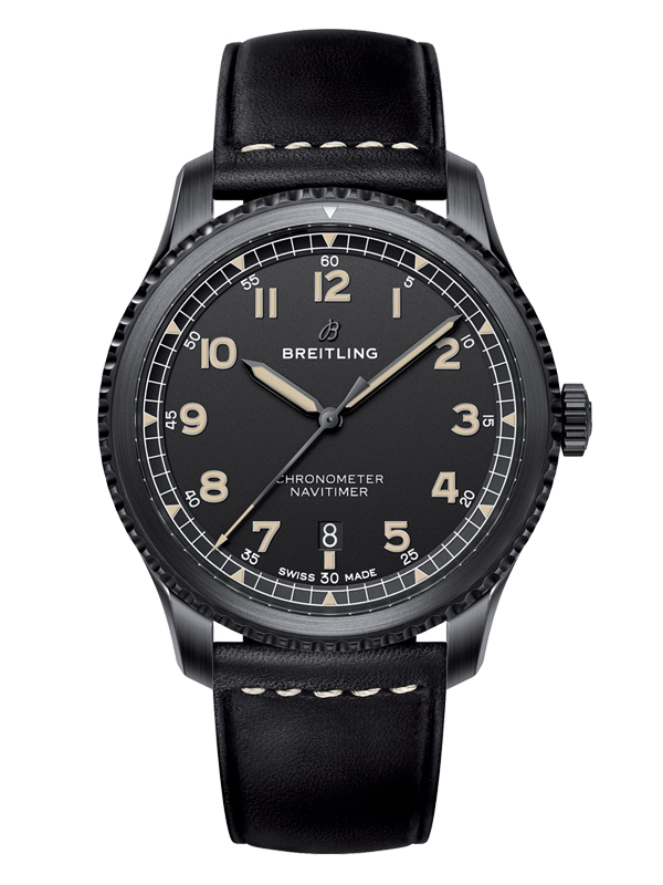 Часы Breitling Navitimer из стали с указателем даты