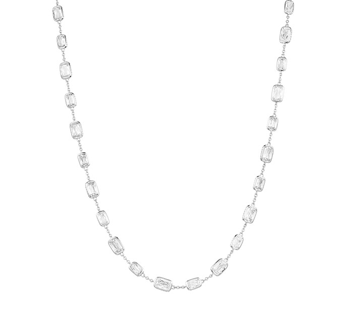 Колье Chopard High Jewellery из платины с бриллиантами огранки «Ашока» (44.7 к)