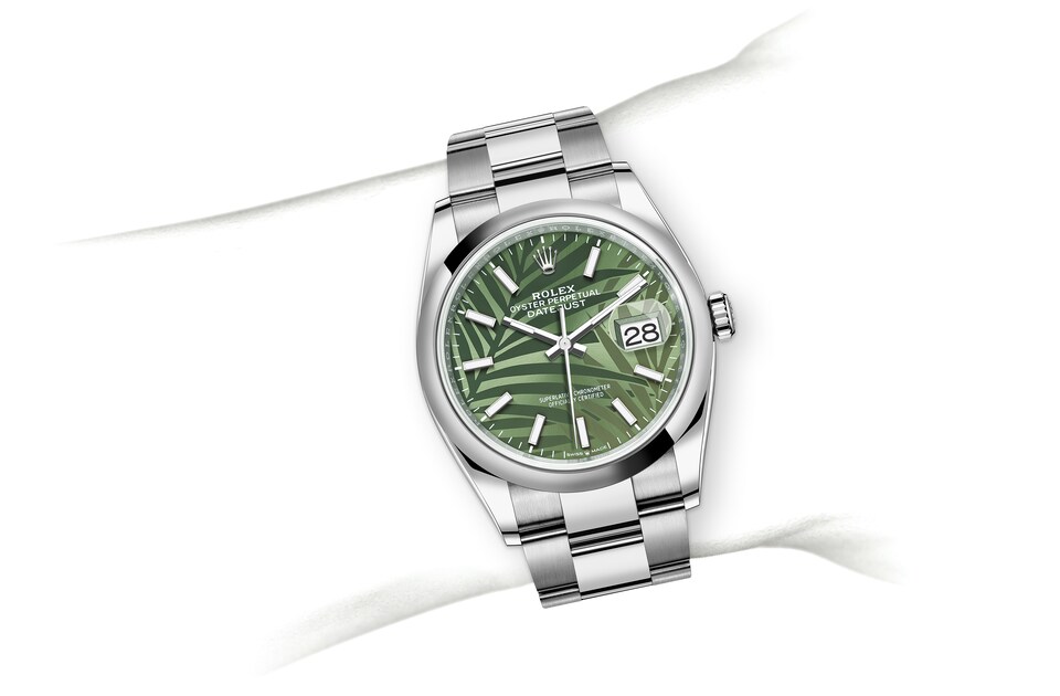 Rolex Datejust Oyster 36 Oystersteel. m126200 0020 Mercury