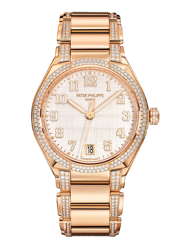 Часы Patek Philippe Twenty 4 в корпусе из розового золота с бриллиантами