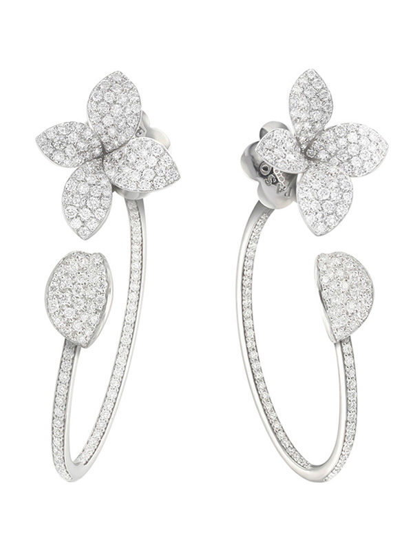 Серьги Pasquale Bruni Petit Garden из белого золота с бриллиантами 
