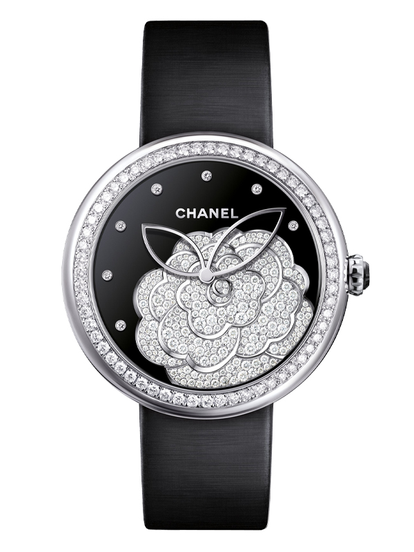 Часы Chanel Mademoiselle из белого золота с бриллиантами
