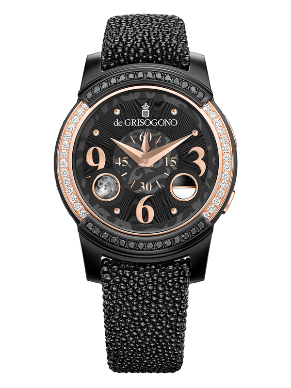 Часы de Grisogono Samsung Gear S2 41 в корпусе из стали и розового золота 