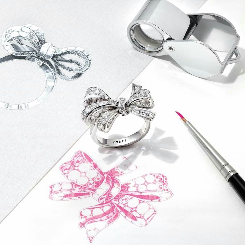 Украшения в виде бантов