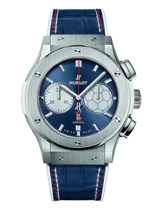Часы Hublot Classic Fusion Chronograph 2018 FIFA World Cup Russia в корпусе из титана с индикатором даты