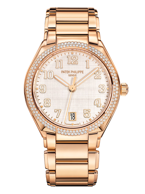 Часы Patek Philippe Twenty 4 в 36 мм корпусе из розового золота с бриллиантами