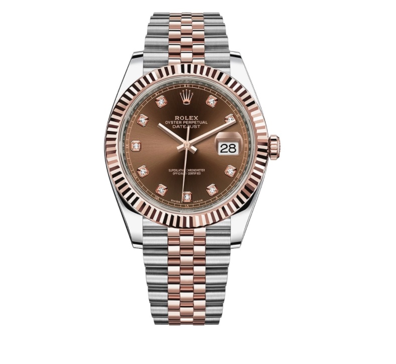 Для него: часы Rolex Datejust 41 в корпусе из стали и золота Everose