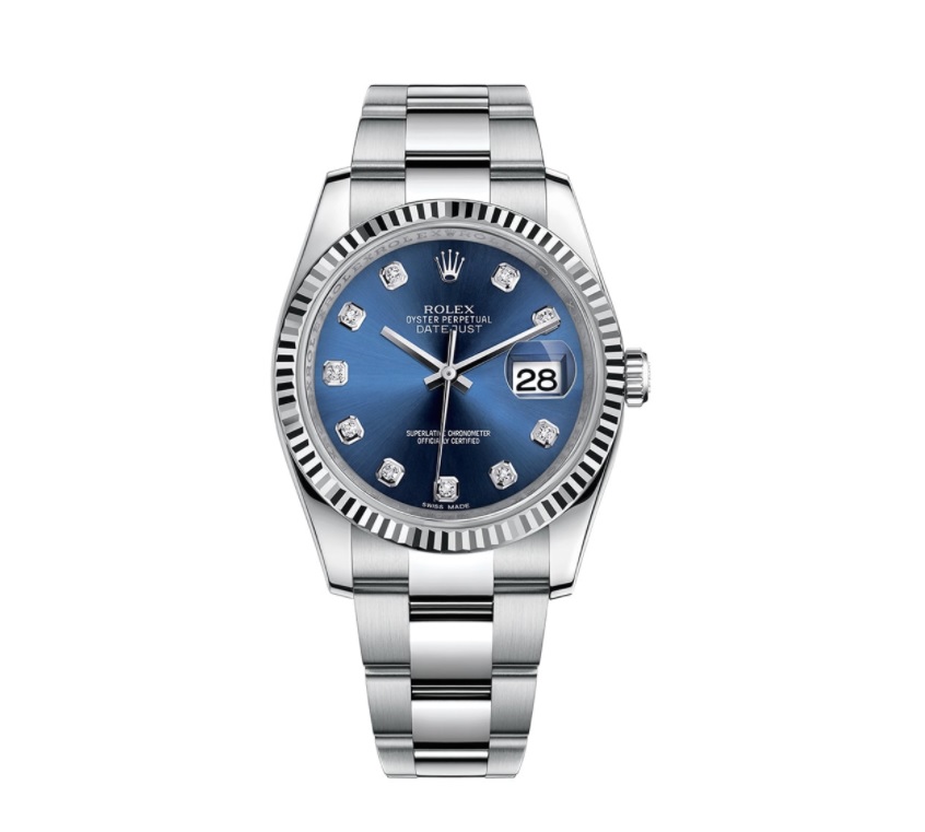 Для нее: часы Rolex Datejust 36 в корпусе из стали и белого золота