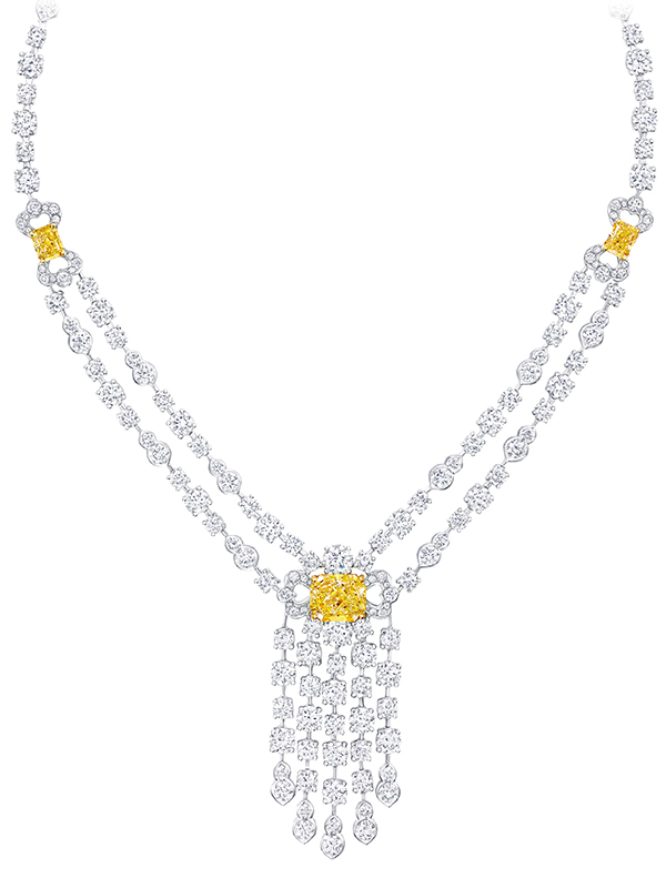 Колье Graff Classic из платины и желтого золота с бриллиантами