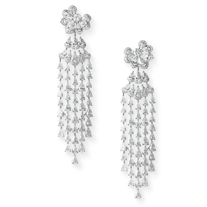 Серьги из платины и титана с бриллиантами (35,42 к)