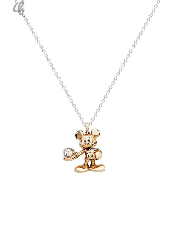 Кулон Chopard Happy Mickey из розового золота с бриллиантом