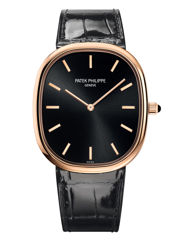 Часы Patek Philippe Golden Ellipse из розового золота с ультратонким механизмом
