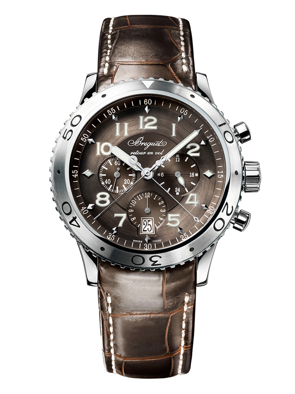 Хронограф Breguet Type XXI Flyback Chronograph c вращающимся градуированным безелем