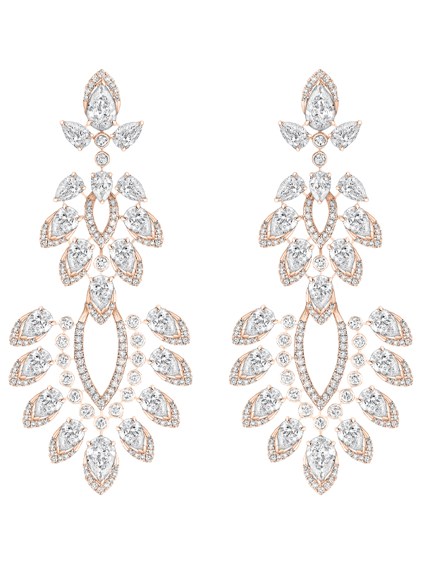 Серьги Messika Born To Be Wild из розового золота с бриллиантами