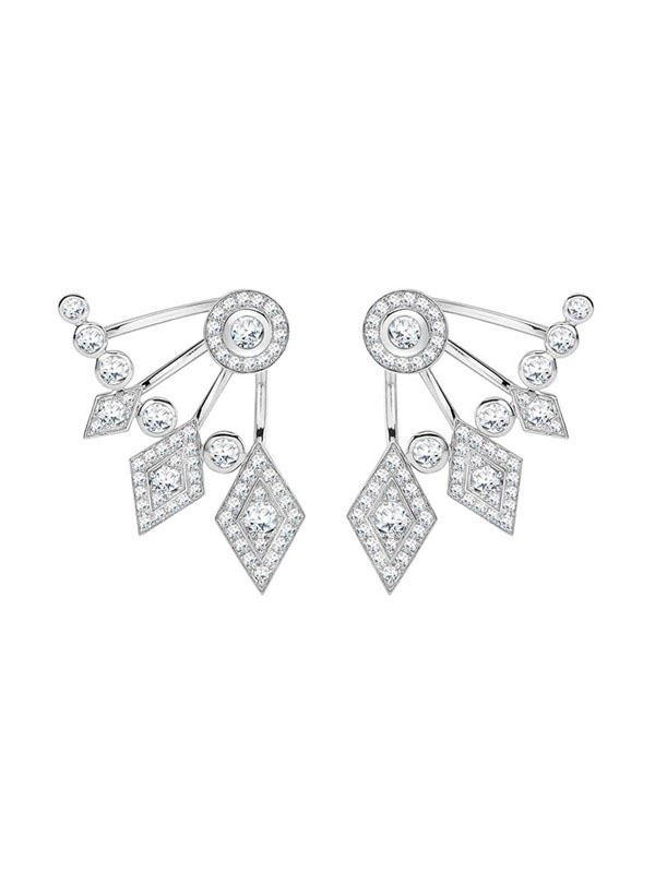 Серьги Garrard Albemarle 24 из белого золота с бриллиантами 