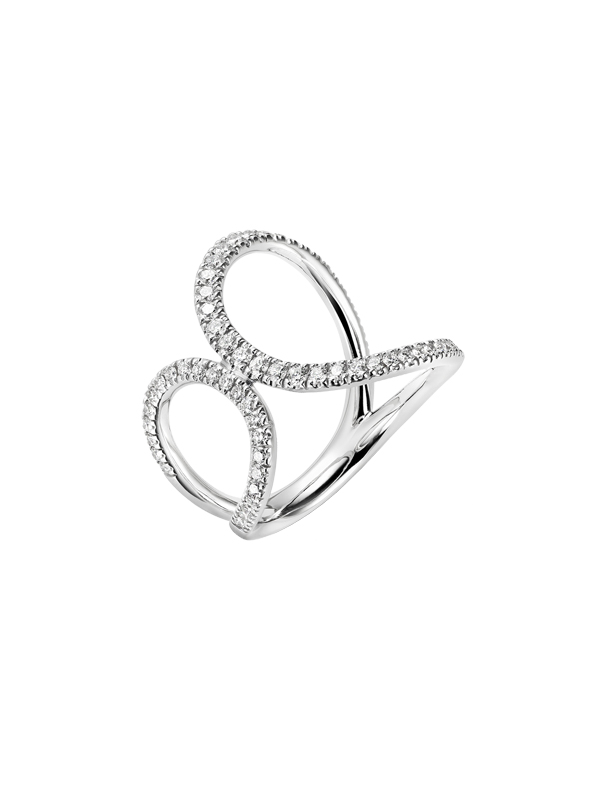 Кольцо Mattioli Tibet из белого золота с бриллиантами