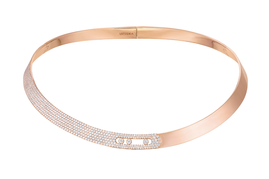 Чокер Messika Move Noa из розового золота с бриллиантами