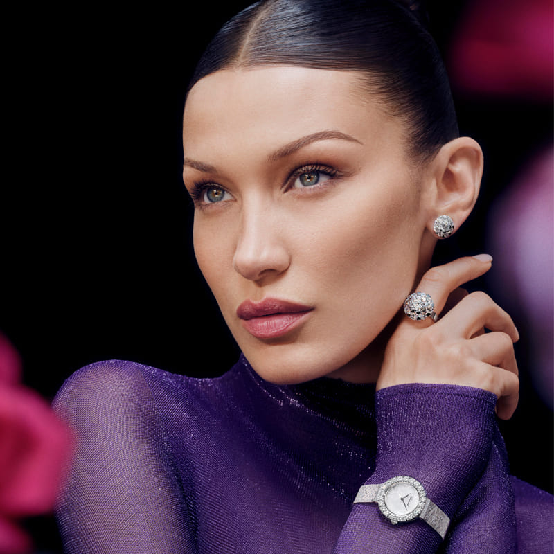 Белла Хадид в украшениях и часах Chopard