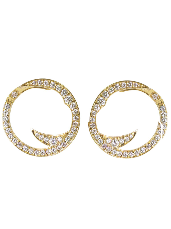 Серьги Stephen Webster Thorn Stem из желтого золота с бриллиантами