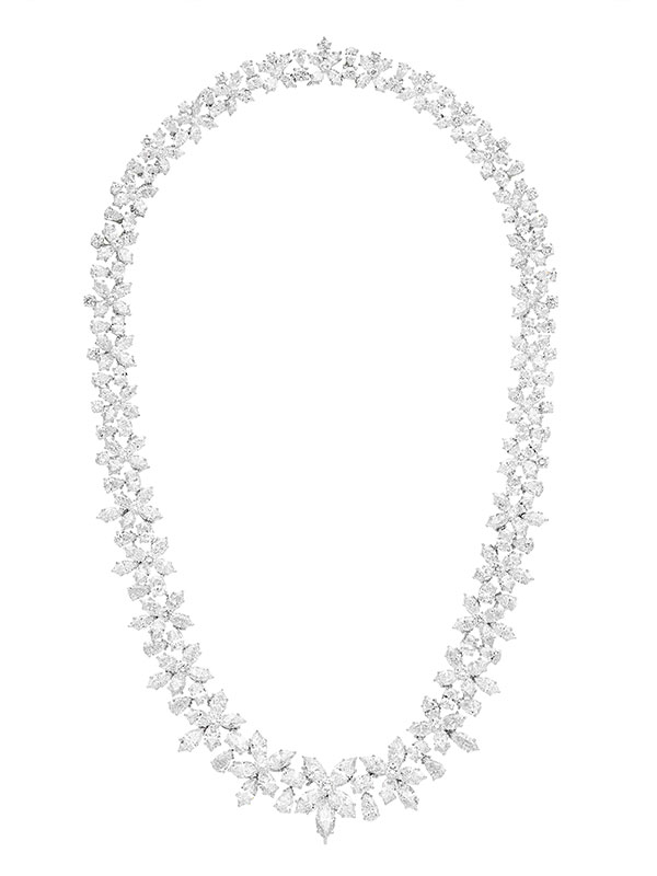 Колье Mercury Classic из платины с бриллианатми