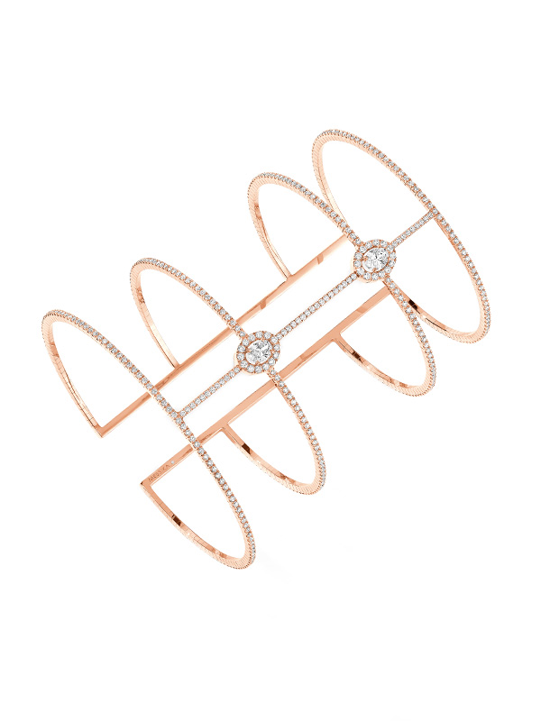 Браслет Messika Glam'Azone из розового золота с бриллиантами