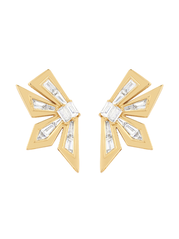 Серьги Stephen Webster Dynamite Couture из желтого золота с бриллиантами
