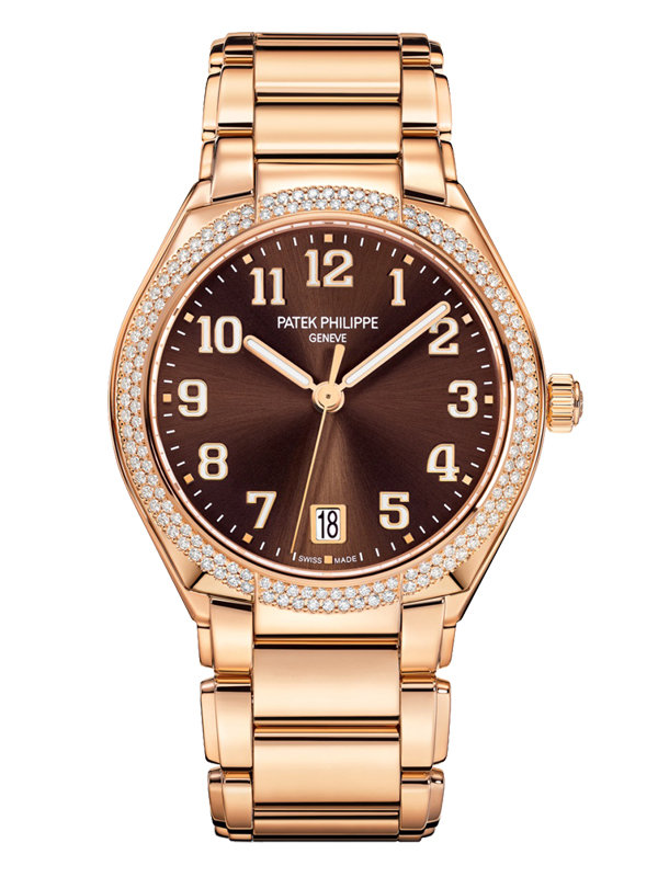 Часы Patek Philippe Twenty 4 в 36 мм корпусе из розового золота с бриллиантами