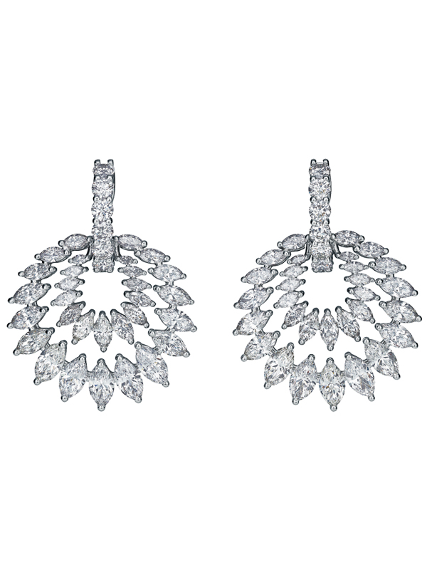 Серьги Chopard High Jewellery из белого золота с бриллиантами