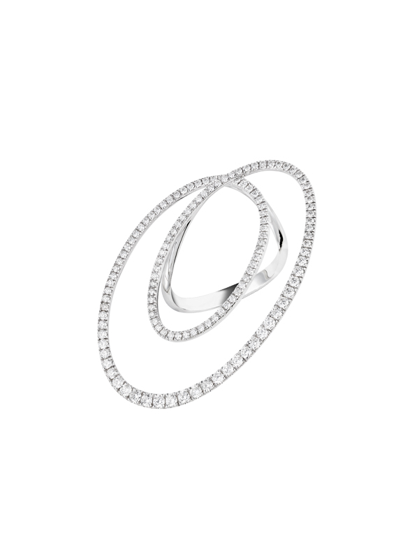 Кольцо Mattioli Tibet из белого золота с бриллиантами