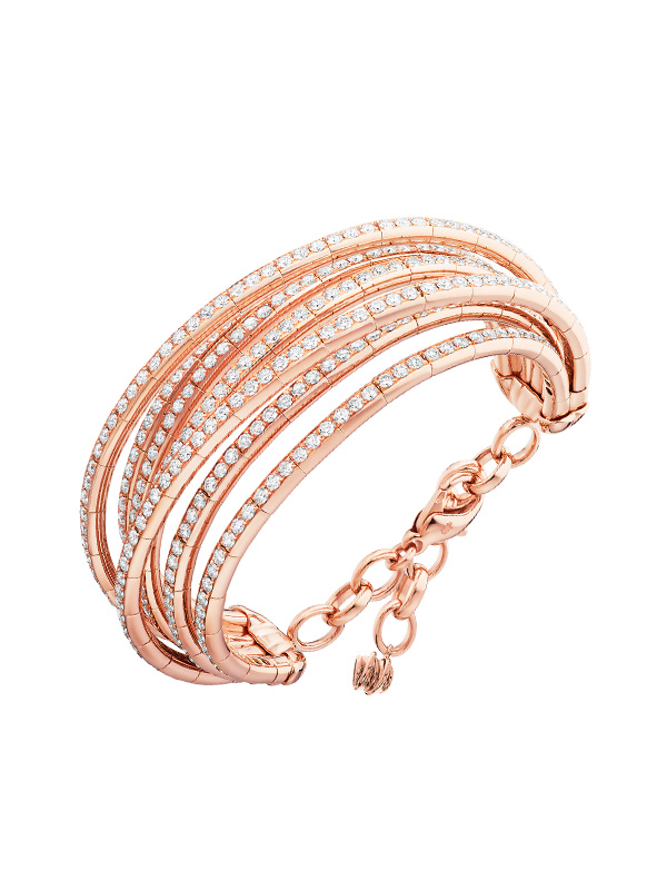 Браслет de Grisogono Allegra из розового золота с бриллиантами