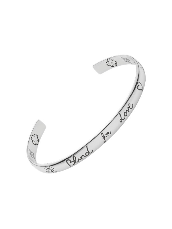 Браслет Gucci Blind For Love из серебра