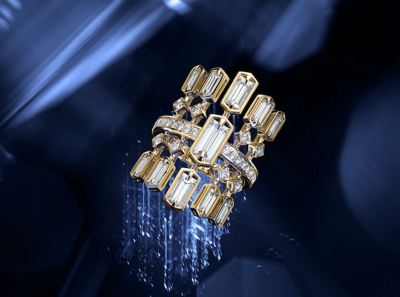 Кольцо Messika by Kate Moss из желтого золота с бриллиантами