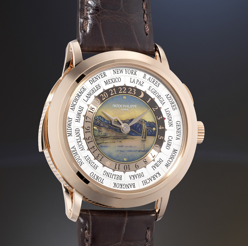 Часы Patek Philippe Ref. 5531R-012 в 42 мм корпусе из розового золота с минутным репетиром и функцией мирового времени 