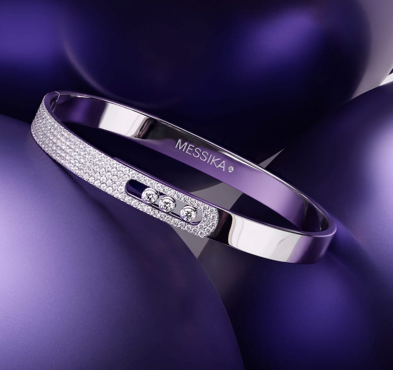 Браслет Messika Move Noa из белого золота с бриллиантами