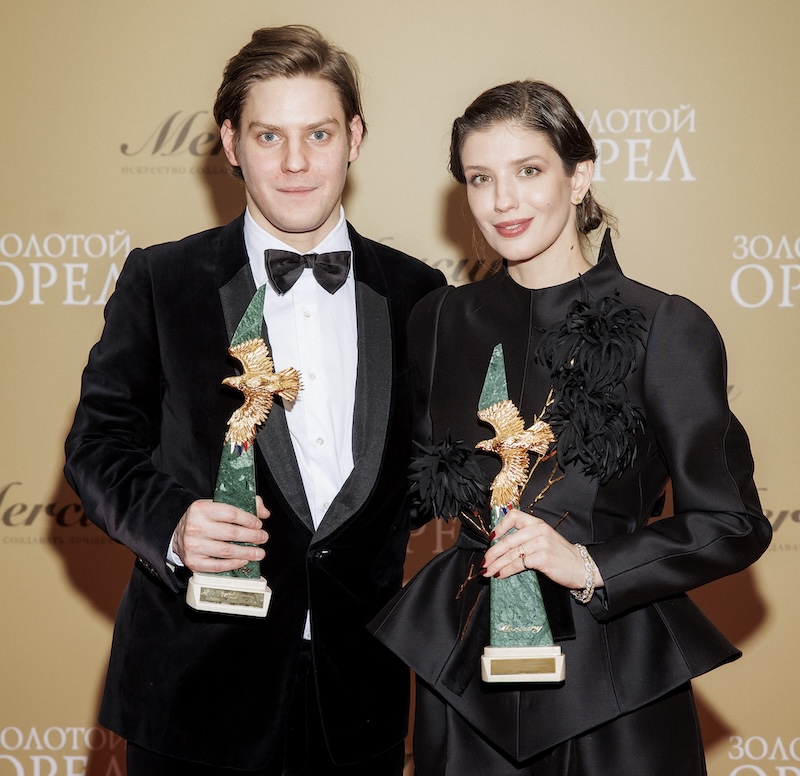 Лучший актер кино Павел Табаков и лучшая актриса второго плана Анна Чиповская