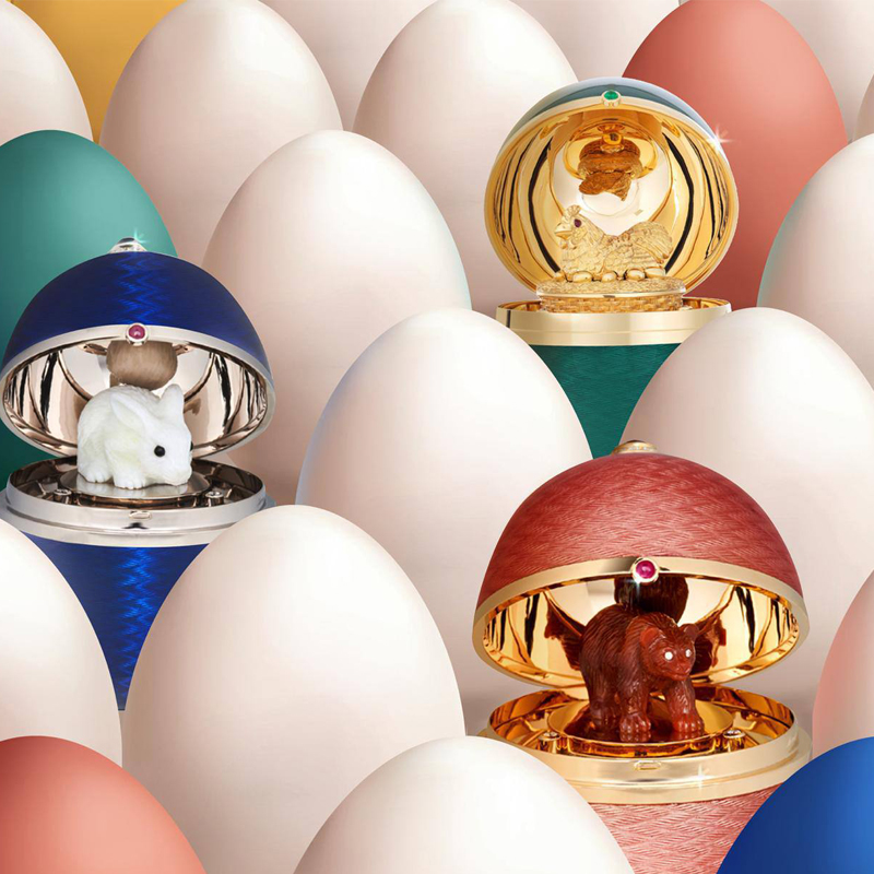 Эмалированные сувенирные яйца Mercury Enamel, выполненные в технике гильоше Эмалированные сувенирные яйца Mercury Enamel, выполненные в технике гильоше