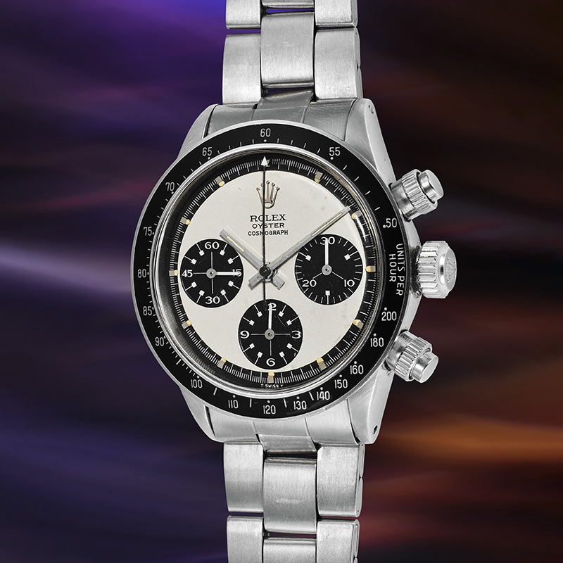 Хронограф Rolex Cosmograph Daytona Paul Newman Panda Ref. 6265 в 37 мм корпусе из стали